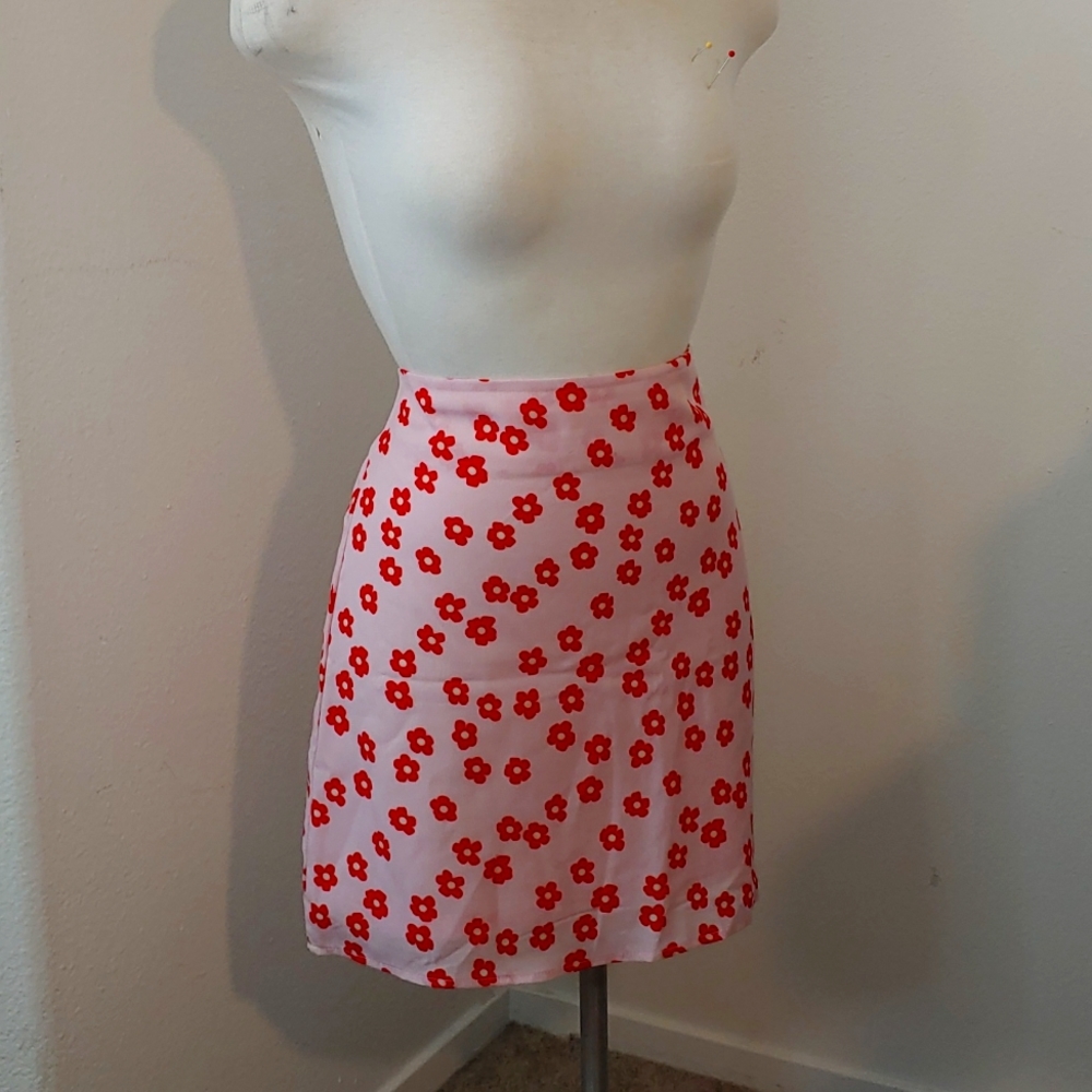 SHEIN floral skirt